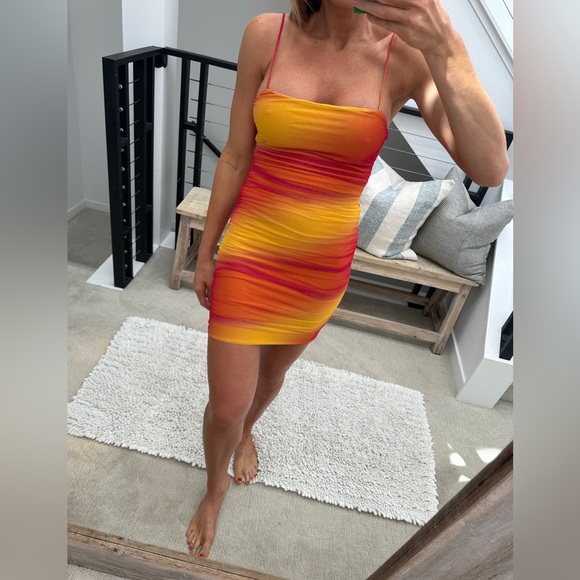 Hello Molly Dresses & Skirts - Hello Molly Crushin Hard Orange yellow formal event summer wedding mini dress S